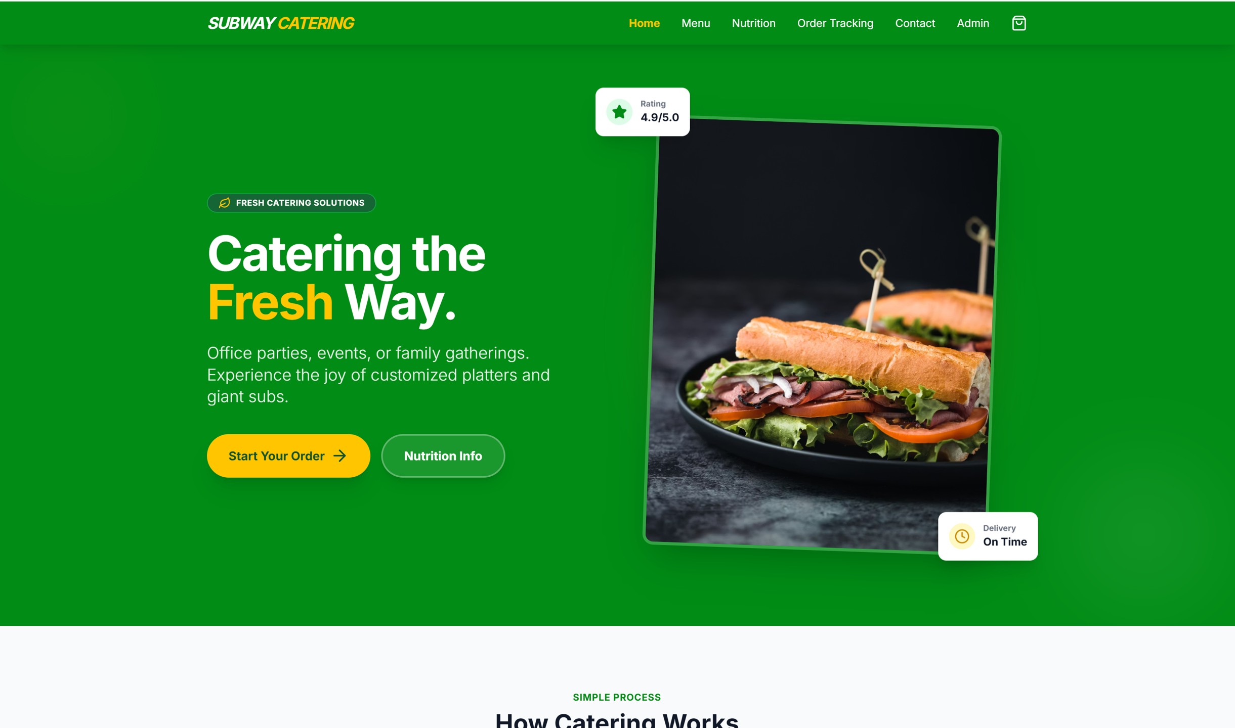 Subway Catering